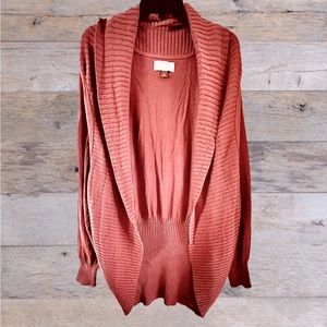 SONOMA | 3X | NWOT |women’s | burnt orange | waffle | cardigan